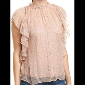 Love Sam Sonia Ruffle Blouse M